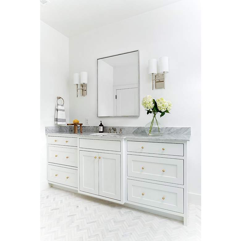 Image 5 Veronica 16 1/2" High Polished Nickel 2-Light Wall Sconce more views