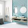 2_Veronica 24" Wide 3 Light Polished Chrome Vanity Light more views
