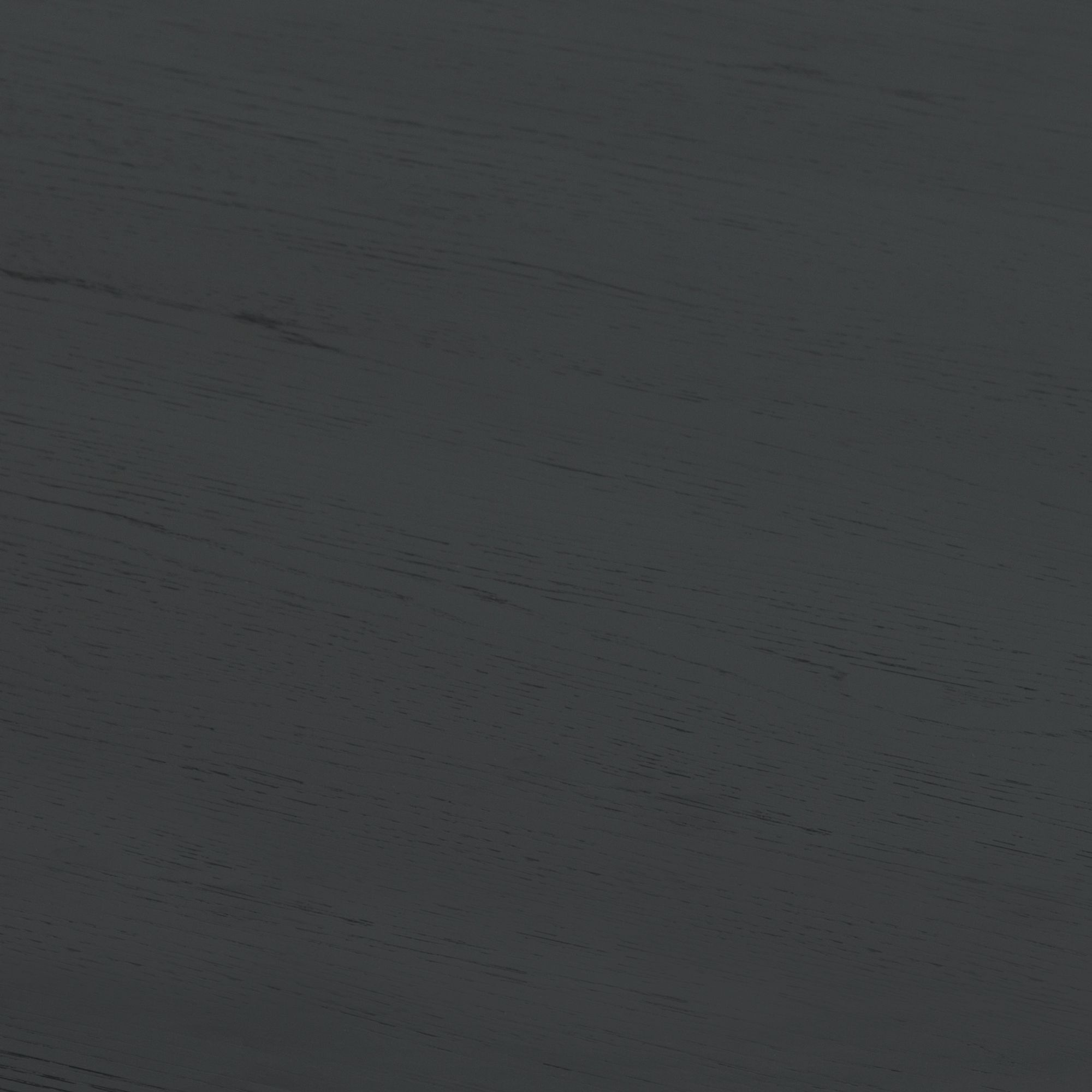 Veronica 48" Round Dining Table in Black Iron, Walnut Panel, Glass Tab