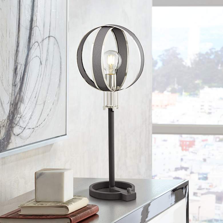 Image 1 Veronica Black Console Table Lamp