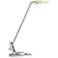 Verris White and Silver LED Desk Lamp with USB Port