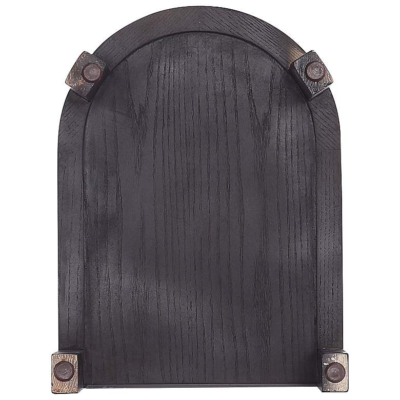 Image 6 Versailles 11 3/4" Wide Black Natural Cane 2-Shelf End Table more views