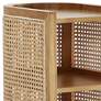 3_Versailles 11 3/4" Wide Natural Wood 2-Shelf End Table more views