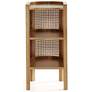 7_Versailles 11 3/4" Wide Natural Wood 2-Shelf End Table more views