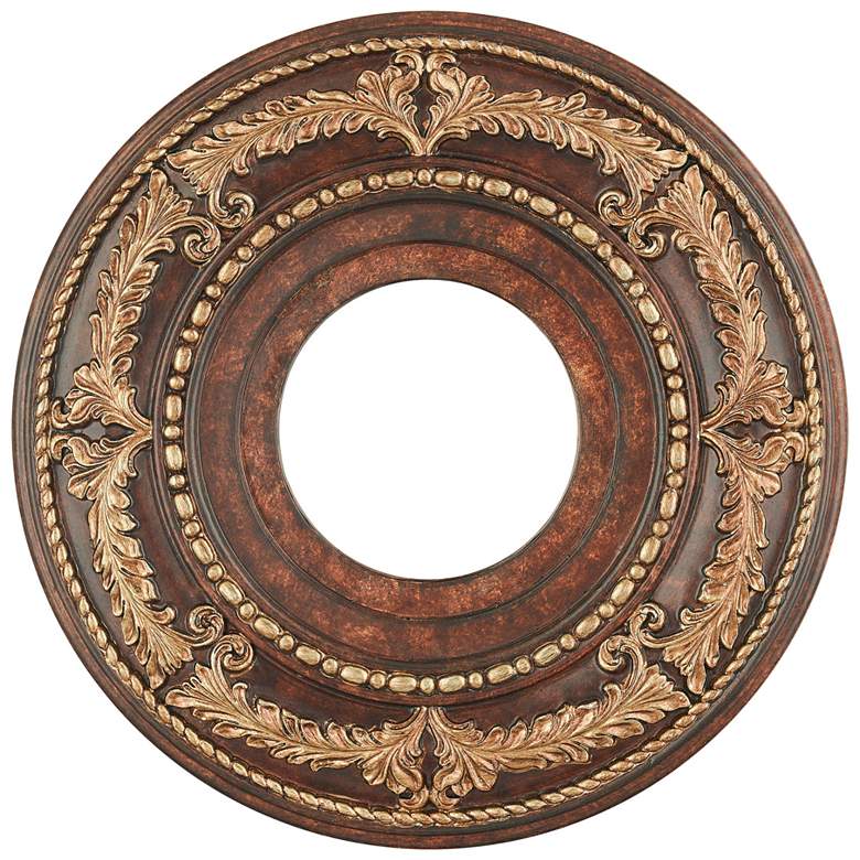 Image 1 Versailles 12" Wide Verona Bronze Ceiling Medallion
