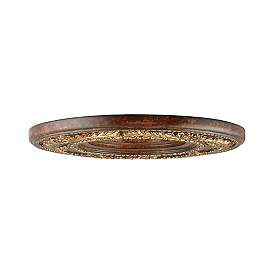 Image5 of Versailles 12" Wide Verona Bronze Ceiling Medallion more views