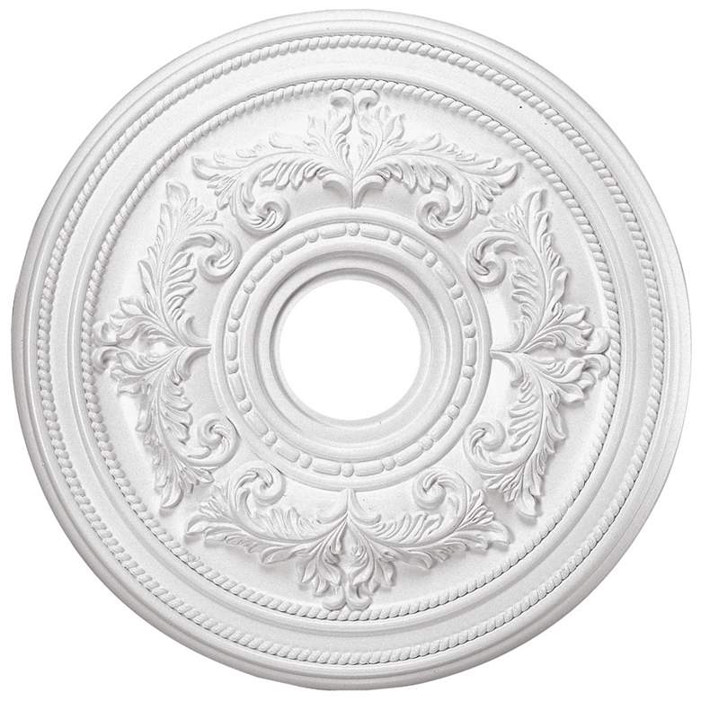 Image 1 Versailles 22.5-in x 22.5-in White Polyurethane Ceiling Medallion
