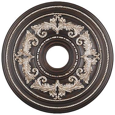 Versailles 22 1/2" Wide Hand-Rubbed Bronze Ceiling Medallion