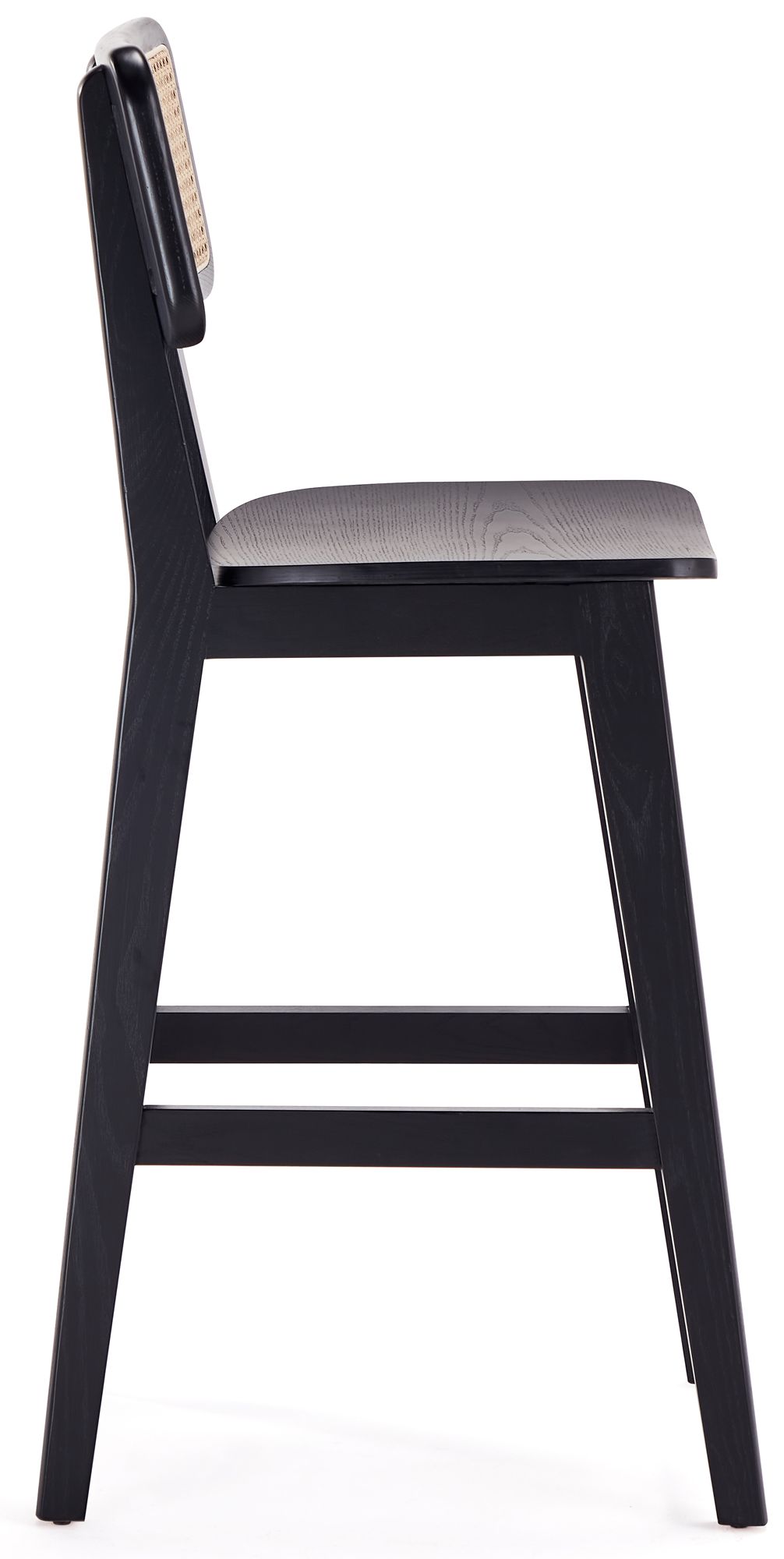 Versailles 26" Black Wood Counter Stools Set of 2