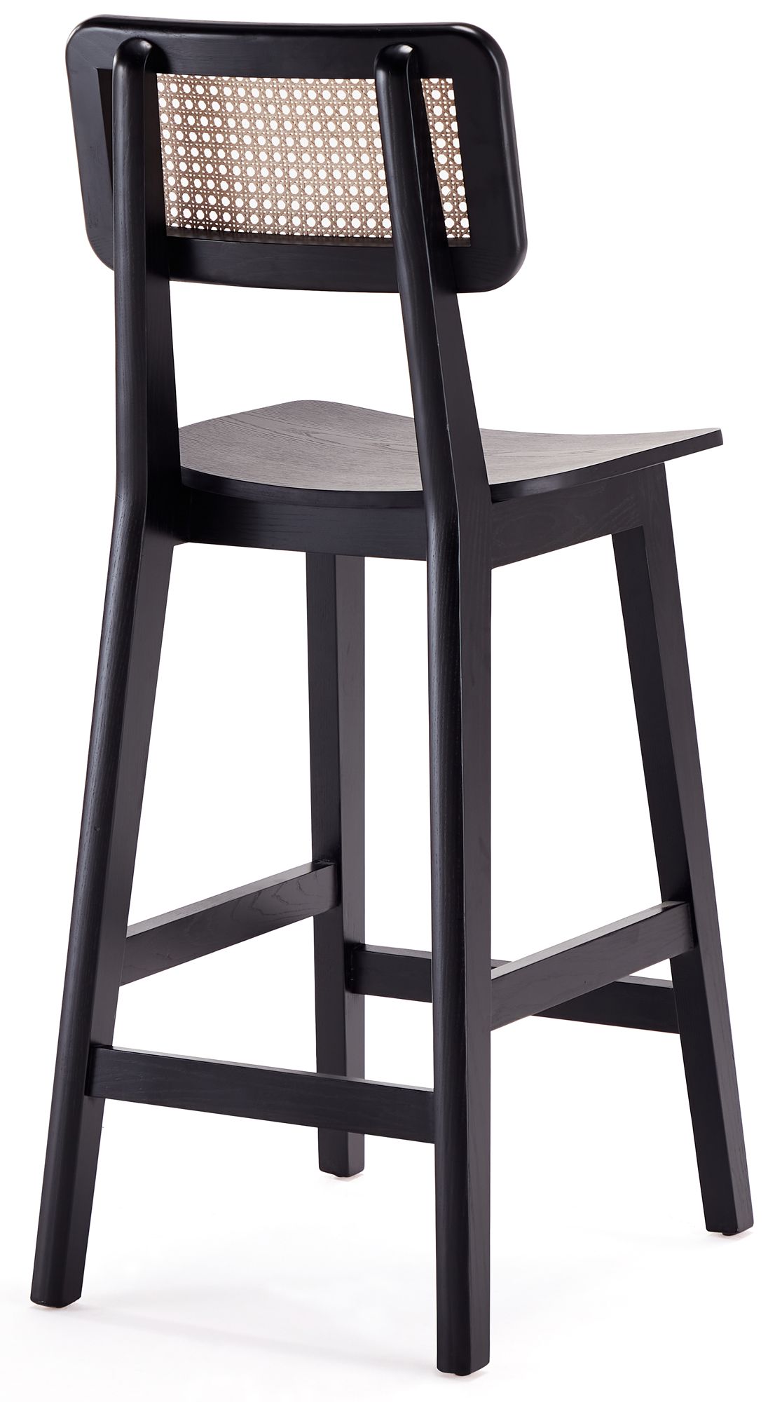 Versailles 26" Black Wood Counter Stools Set of 2