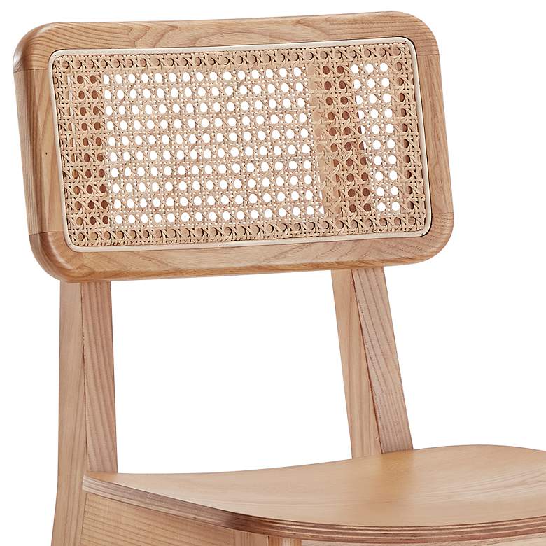 Image 3 Versailles 26" Matte Nature Wood Counter Stool more views