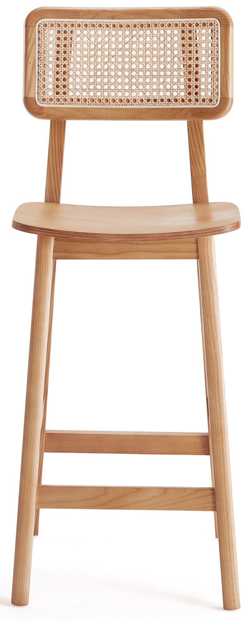 Versailles 26" Nature Wood Counter Stools Set of 2