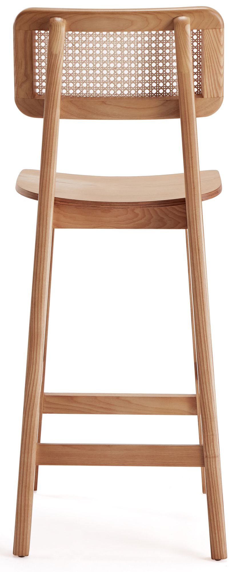 Versailles 26" Nature Wood Counter Stools Set of 2