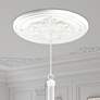 1_Versailles 30 1/2" White Polyurethane Ceiling Medallion