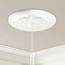 4_Versailles 30 1/2" White Polyurethane Ceiling Medallion more views