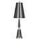 Versailles Ash Gray Lacquer Table Lamp with Ash Shade