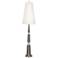 Versailles Ash Lacquer Floor Lamp with Ascot Shade