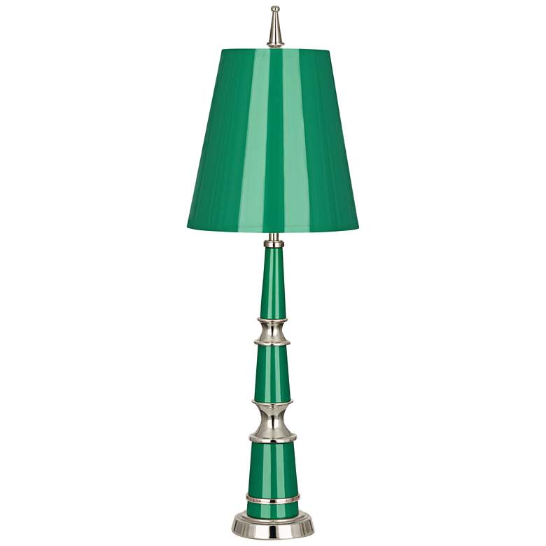 Image 1 Versailles Emerald Green Lacquer Buffet Lamp