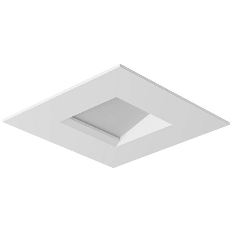 Image 1 Verse 3 inch White LED Square Trim for Wall Wash Downlight
