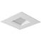 Verse 3" White LED Square Trim for Wall Wash Downlight