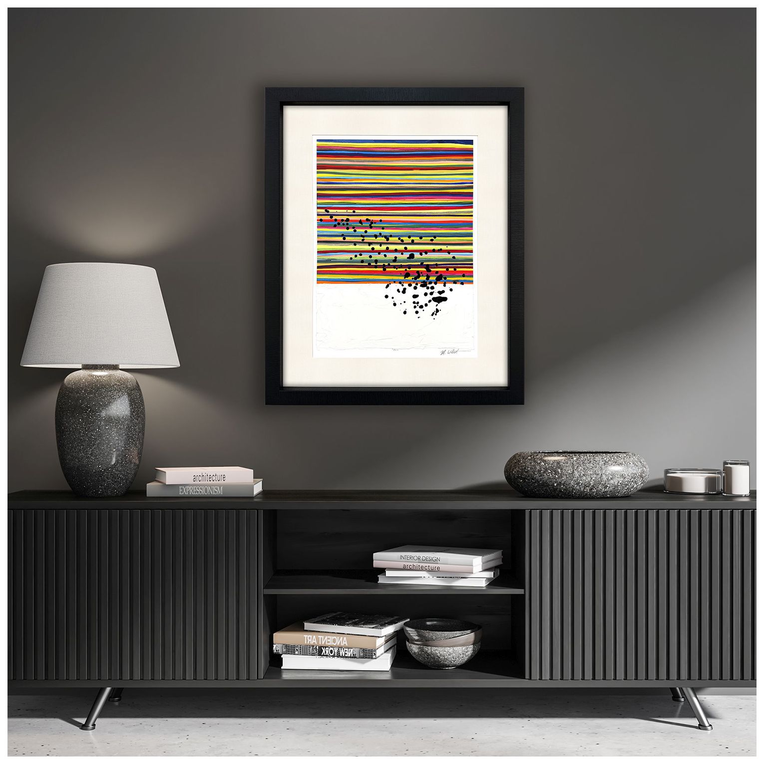 Image 5 Versicolor I 29"W x 35"H Framed Art more views