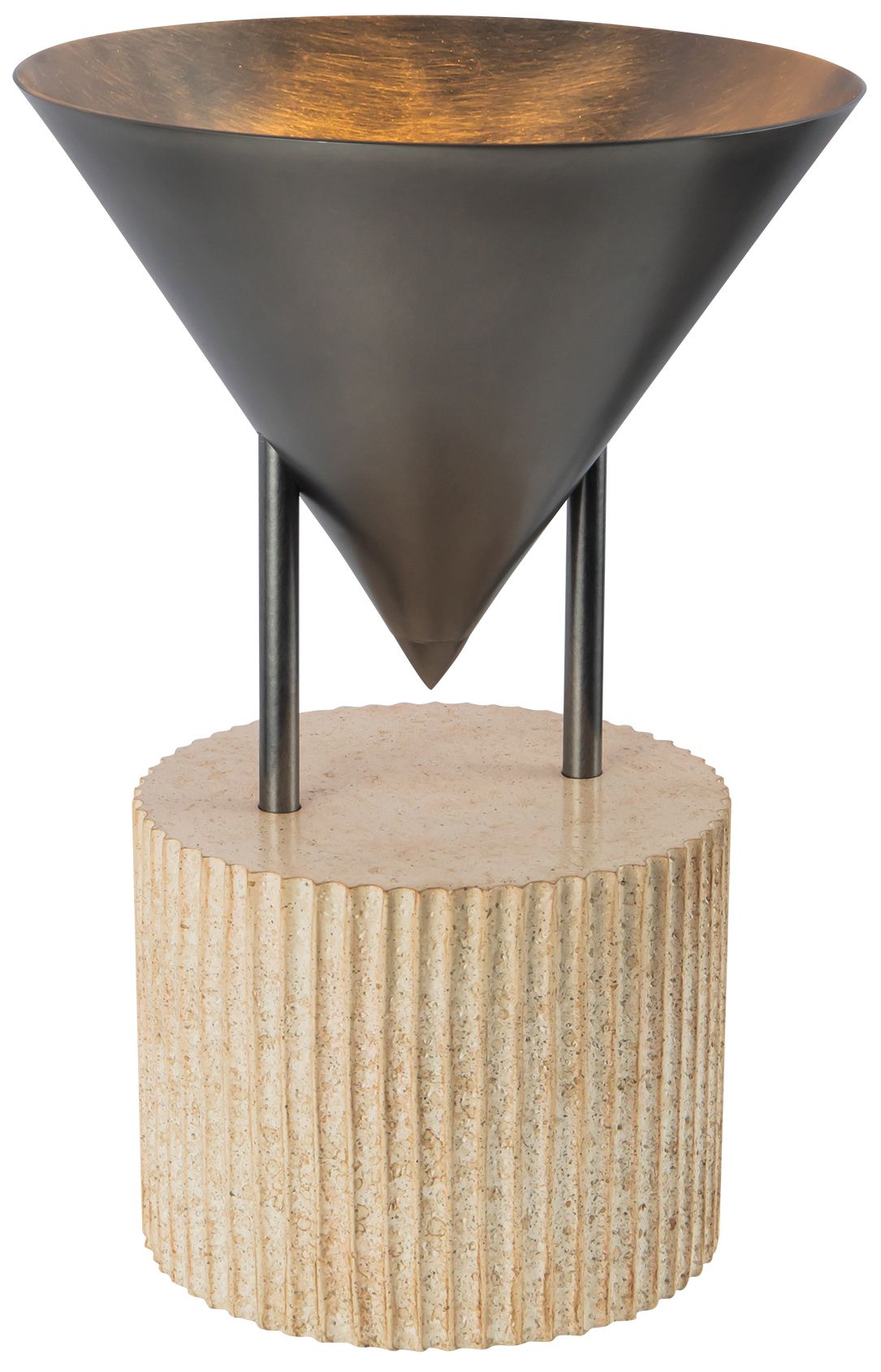 Image 3 Versus 15-in Aged Steel Table Lamp more views