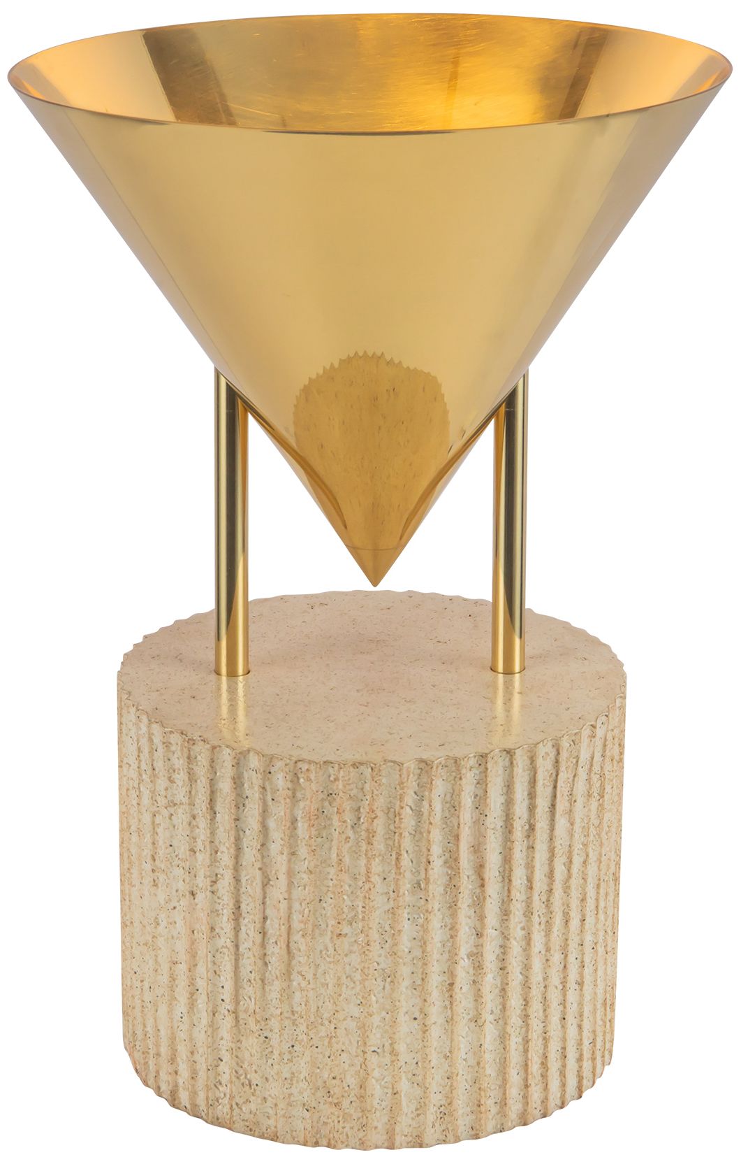 Image 2 Versus 15-in Patina Brass Table Lamp