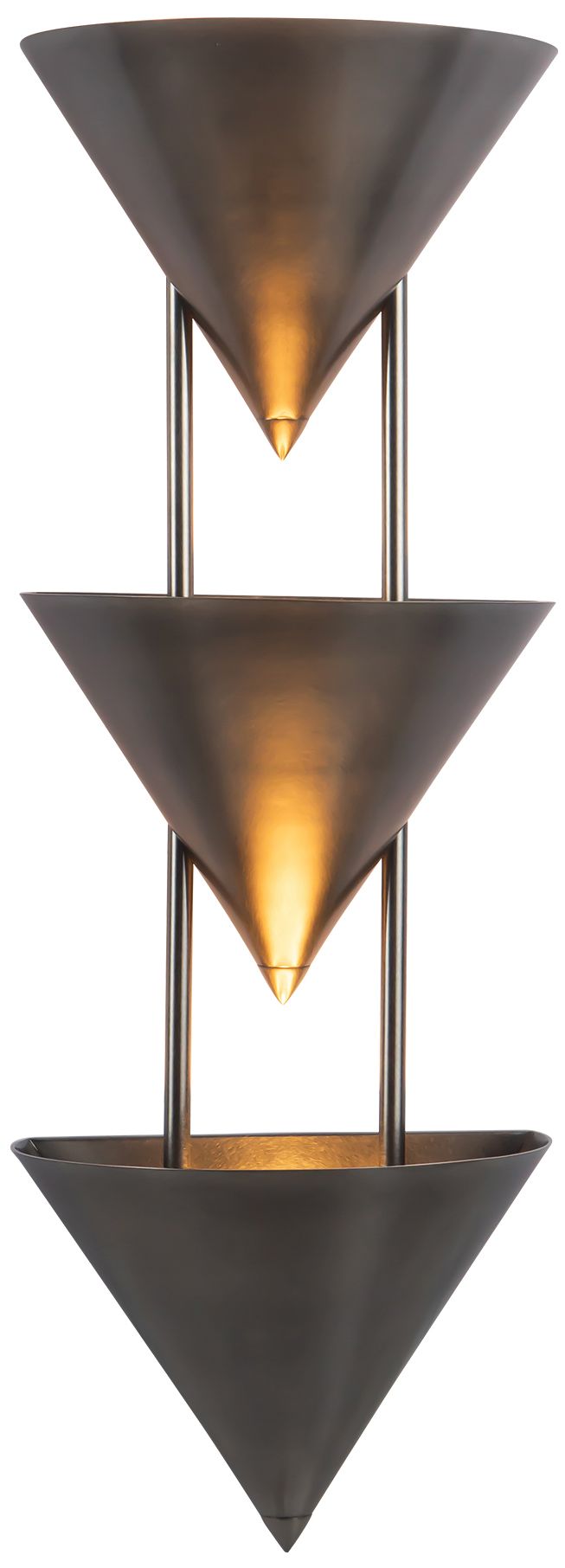 Versus 28-in Aged Steel Wall Sconce