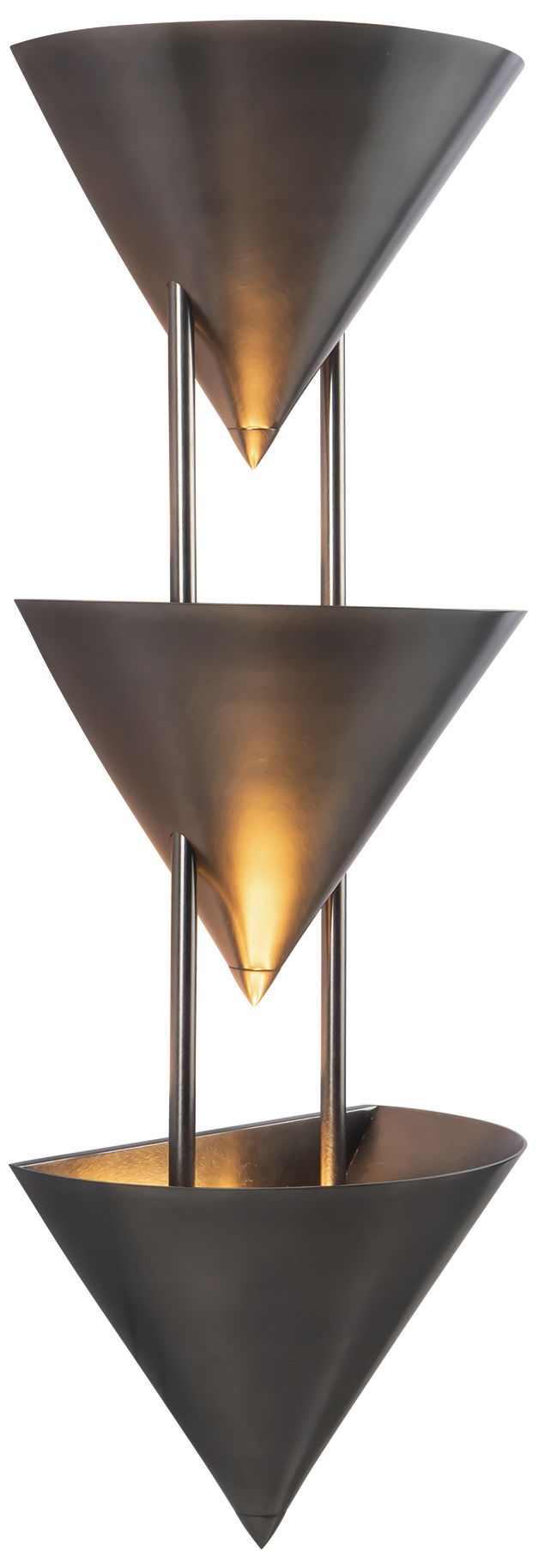 Image 3 Versus 28-in Aged Steel Wall Sconce more views