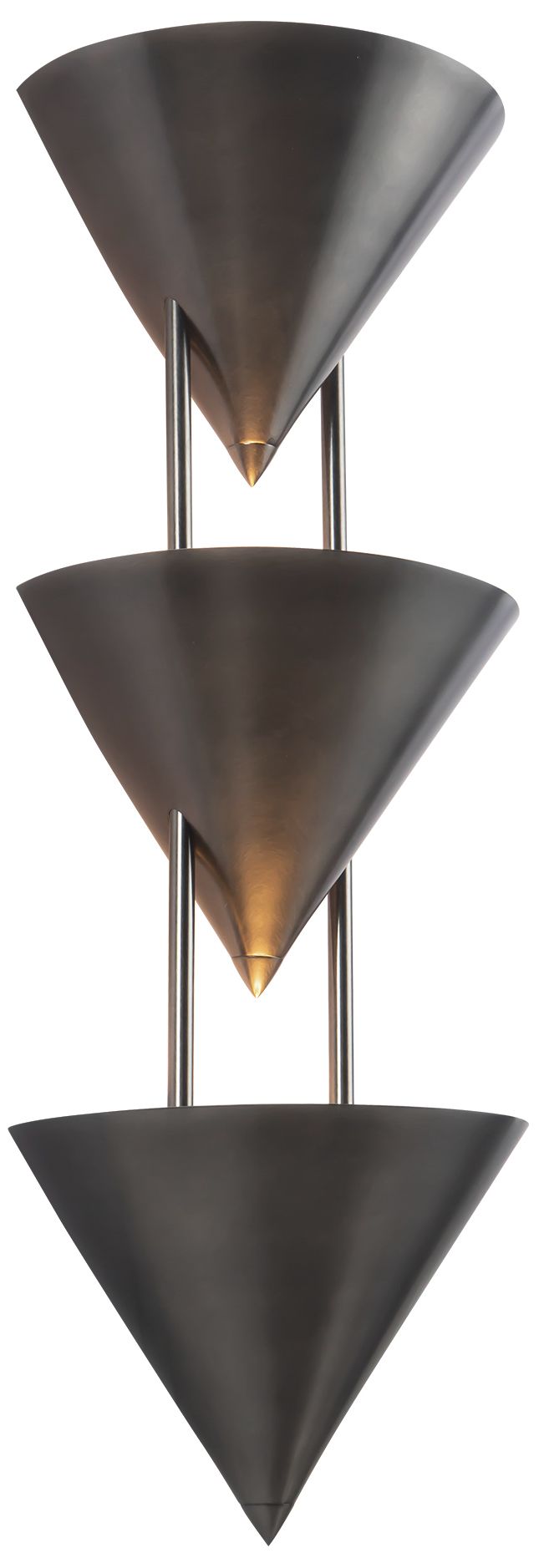 Image 4 Versus 28-in Aged Steel Wall Sconce more views