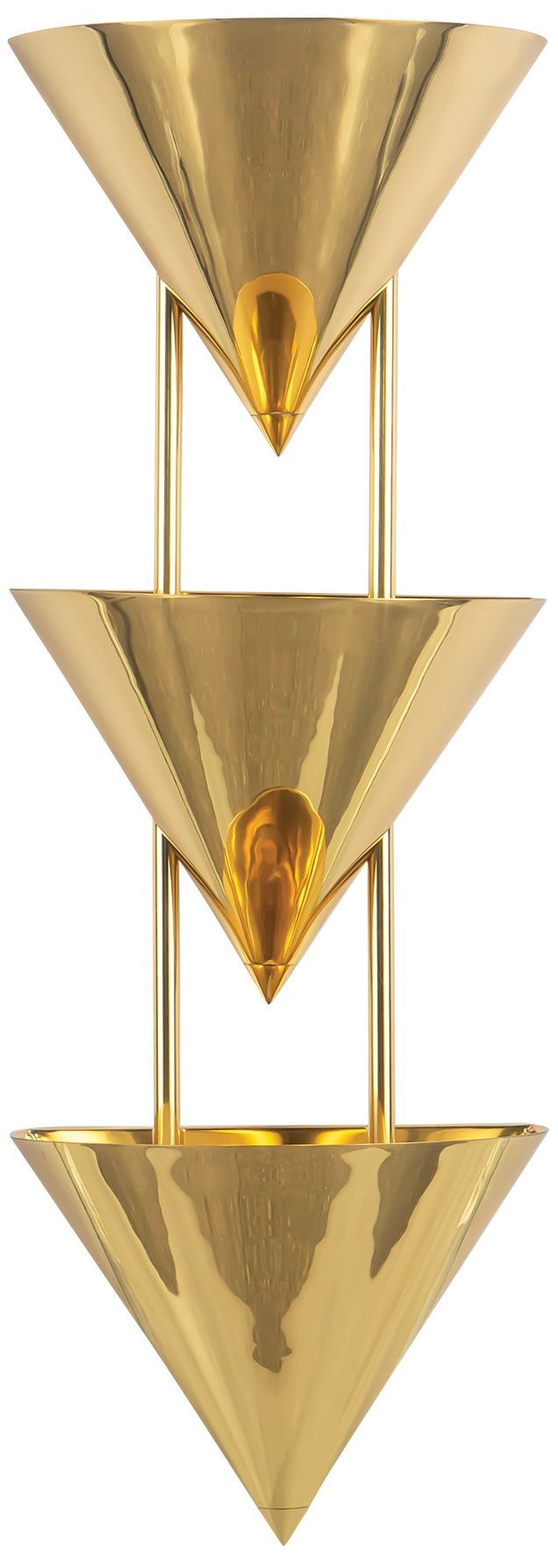 Image 6 Versus 28-in Patina Brass Wall Sconce more views