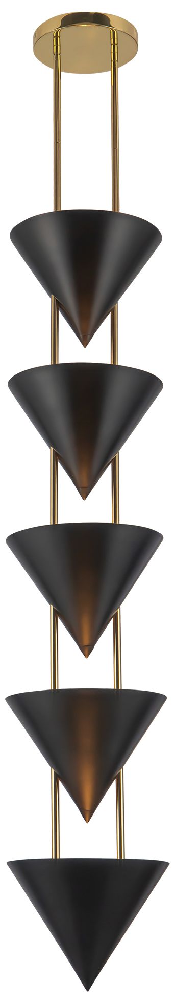 Versus 48-in Urban Bronze 5 Light Pendant