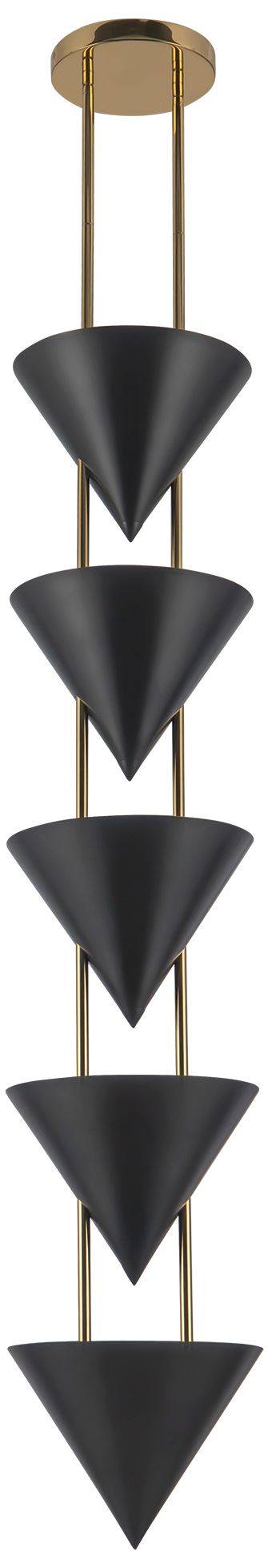 Image 6 Versus 48-in Urban Bronze 5 Light Pendant more views