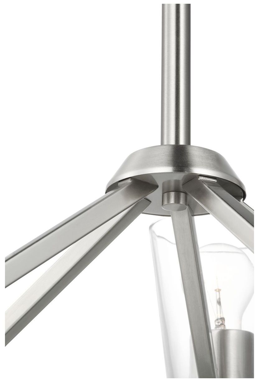 Image 7 Vertex Collection Five-Light Clear Glass Chandelier more views