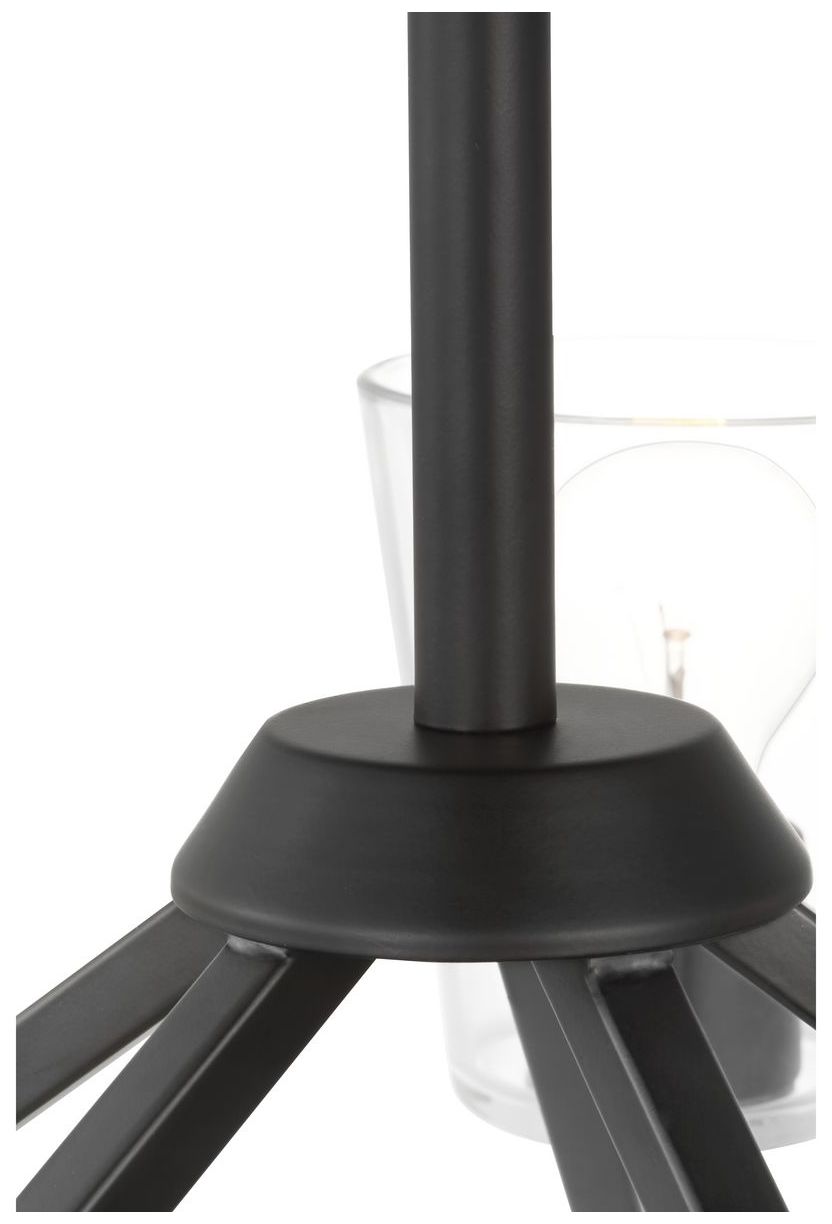 Image 7 Vertex Collection Five-Light Clear Glass Chandelier more views