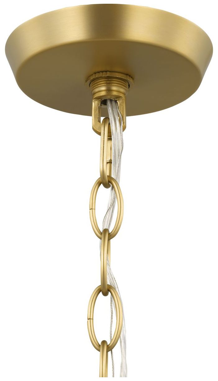 Image 6 Vertex Collection Five-Light Etched White Chandelier more views