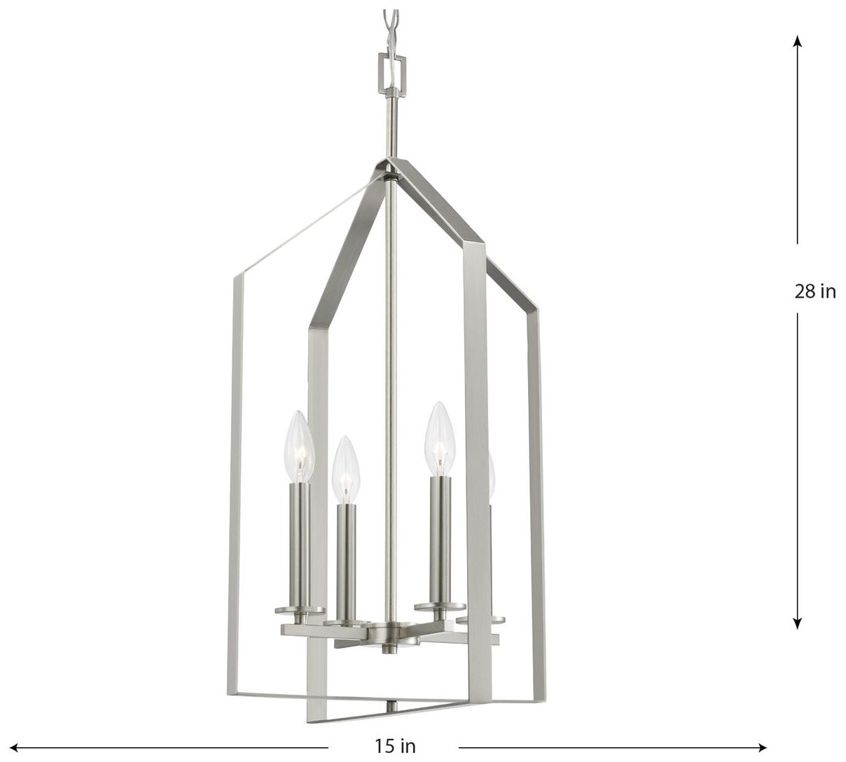 Image 4 Vertex Collection Four-Light Foyer Light more views