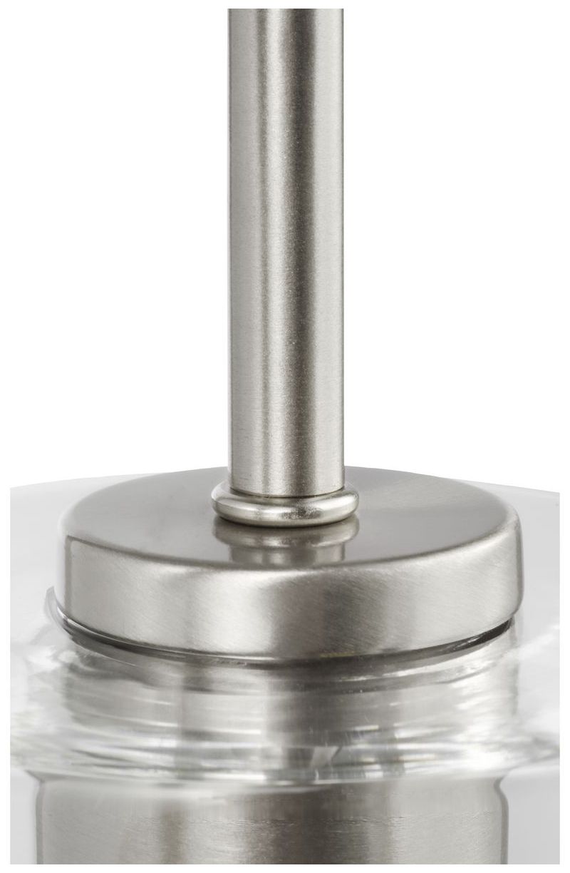 Vertex Collection One-Light Clear Glass Foyer Light