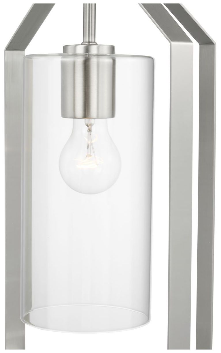 Vertex Collection One-Light Clear Glass Foyer Light