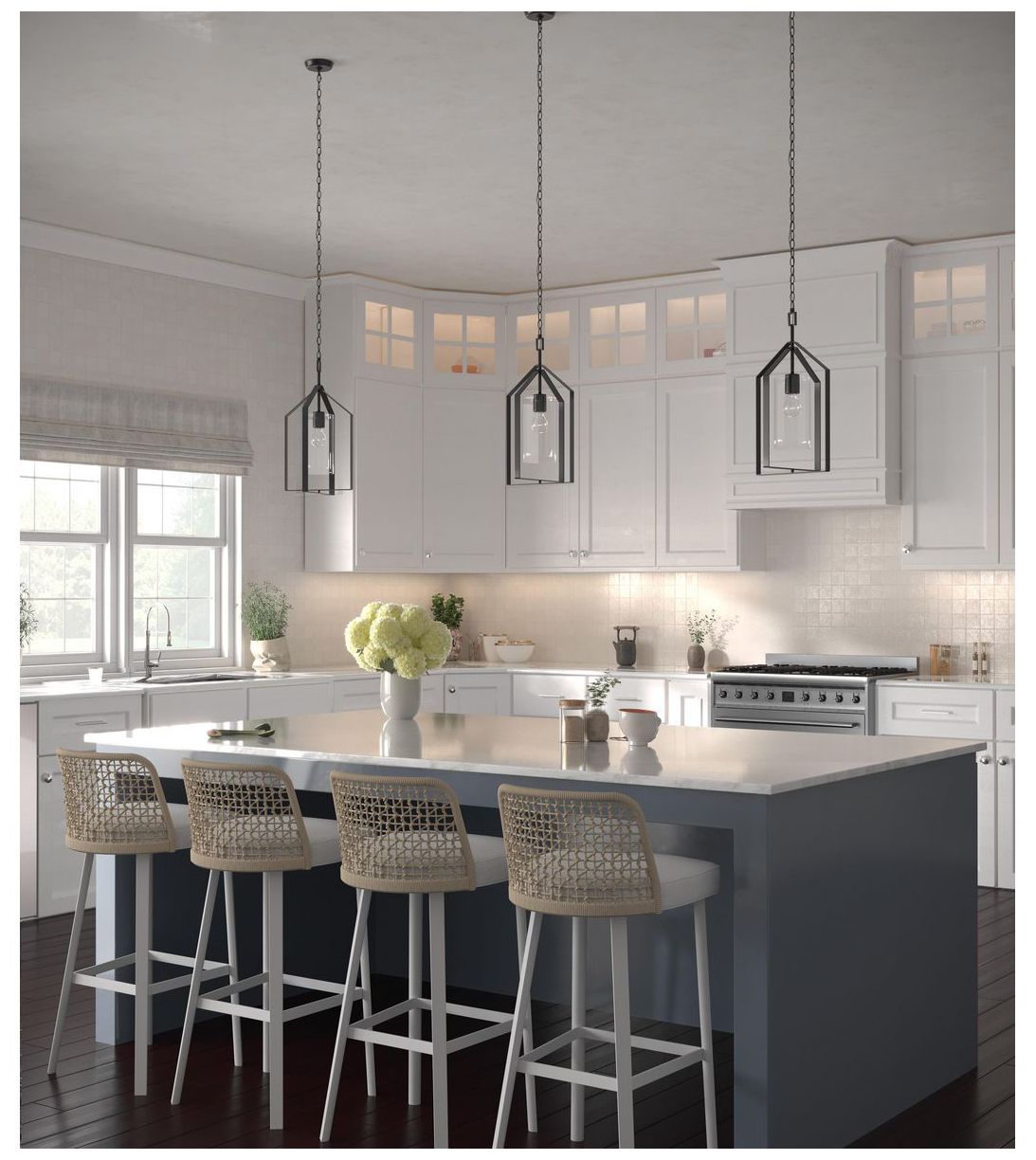 Image 2 Vertex Collection One-Light Clear Glass Foyer Light more views