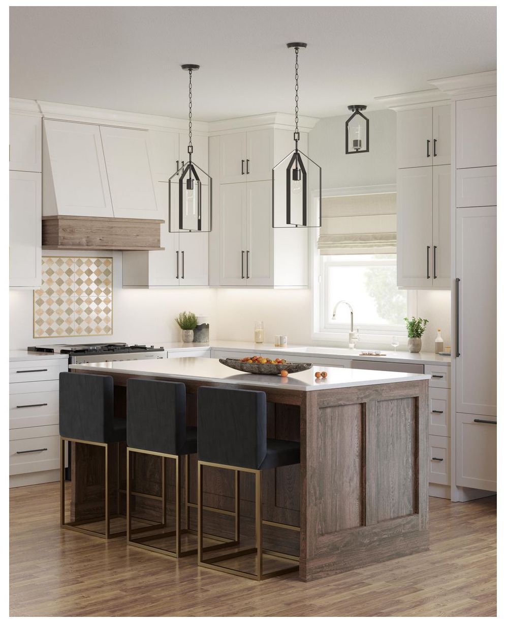 Image 3 Vertex Collection One-Light Clear Glass Foyer Light more views