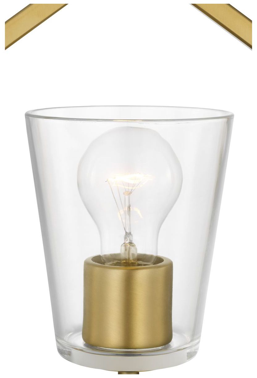 Image 7 Vertex Collection One-Light Clear Glass Semi-Flush Mount more views