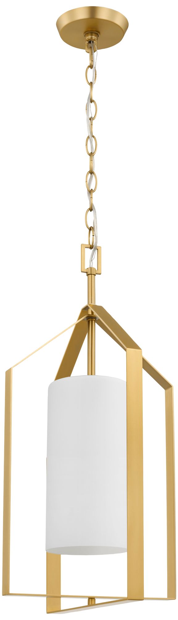 Image 5 Vertex Collection One-Light Etched White Foyer Light more views