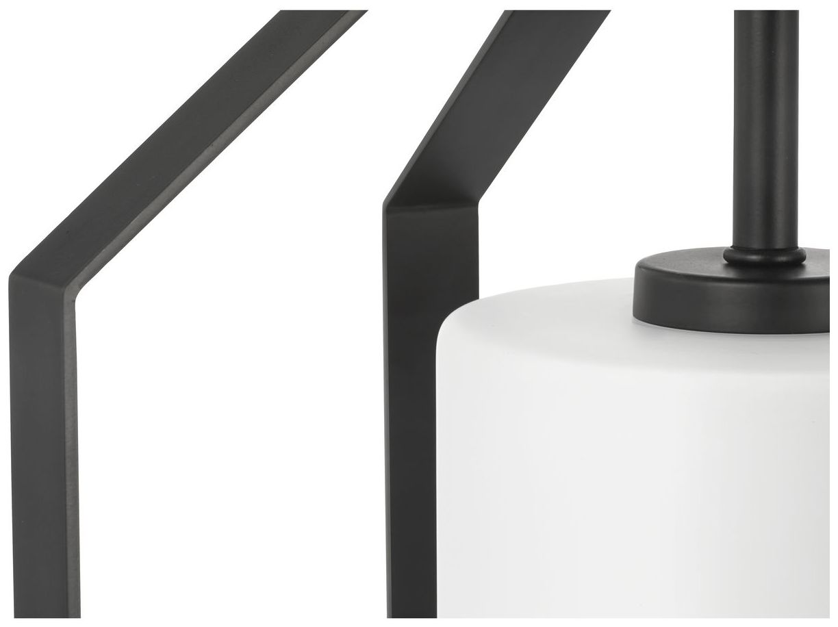 Image 7 Vertex Collection One-Light Etched White Foyer Light more views