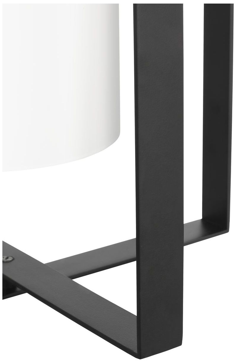 Vertex Collection One-Light Etched White Foyer Light