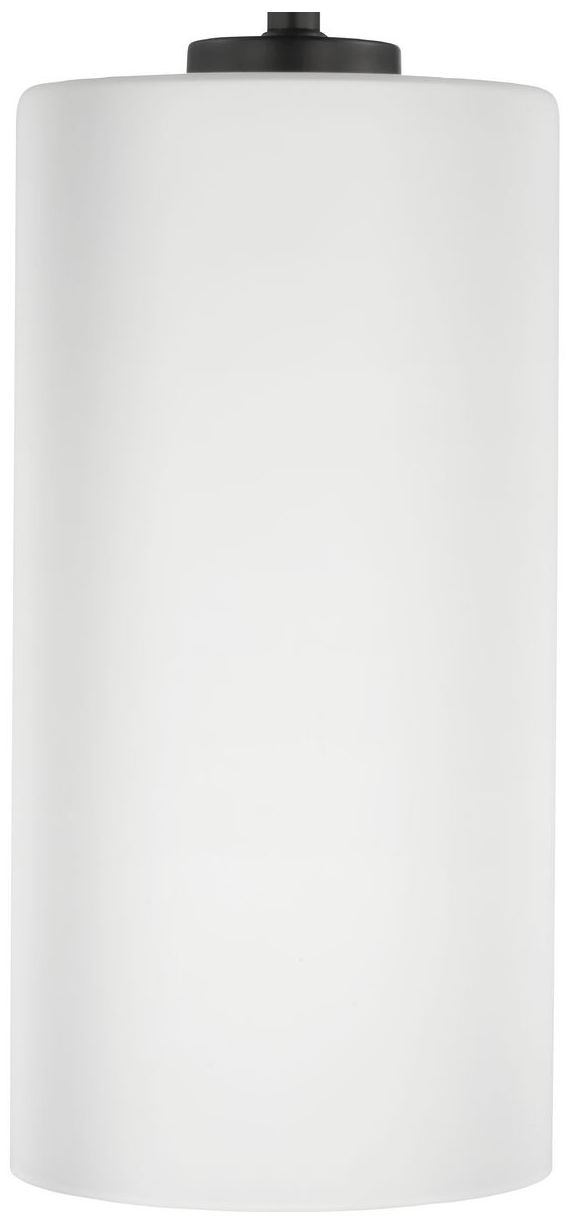 Vertex Collection One-Light Etched White Foyer Light