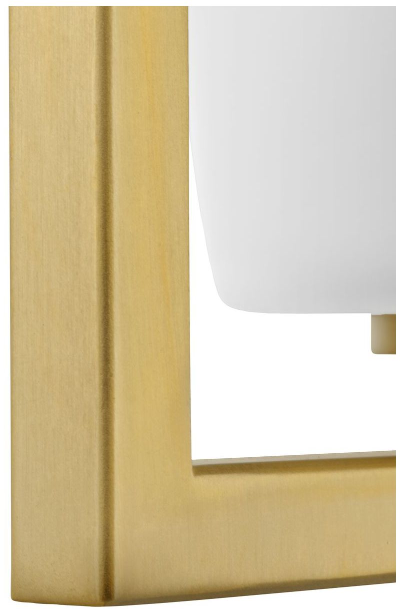 Image 6 Vertex Collection One-Light Etched White Semi-Flush Mount more views