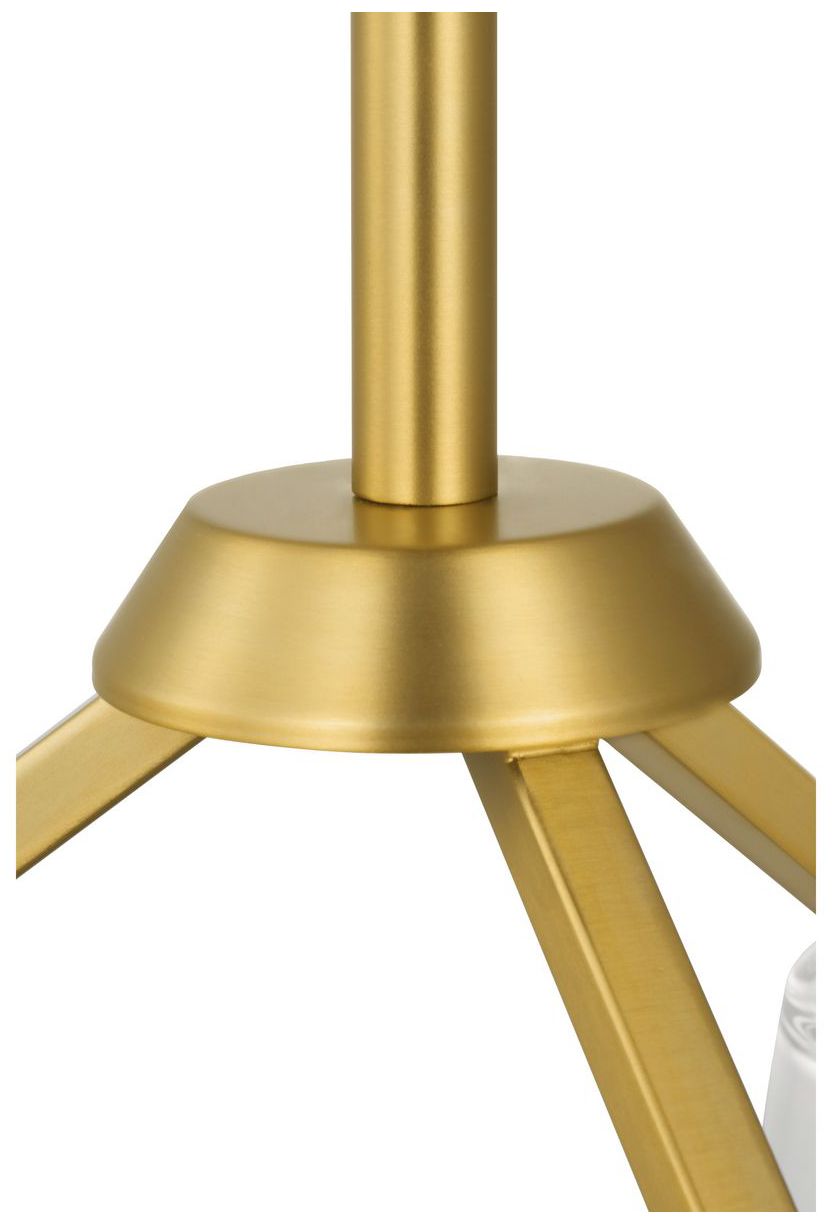 Image 7 Vertex Collection Three-Light Clear Glass Convertible Chandelier more views