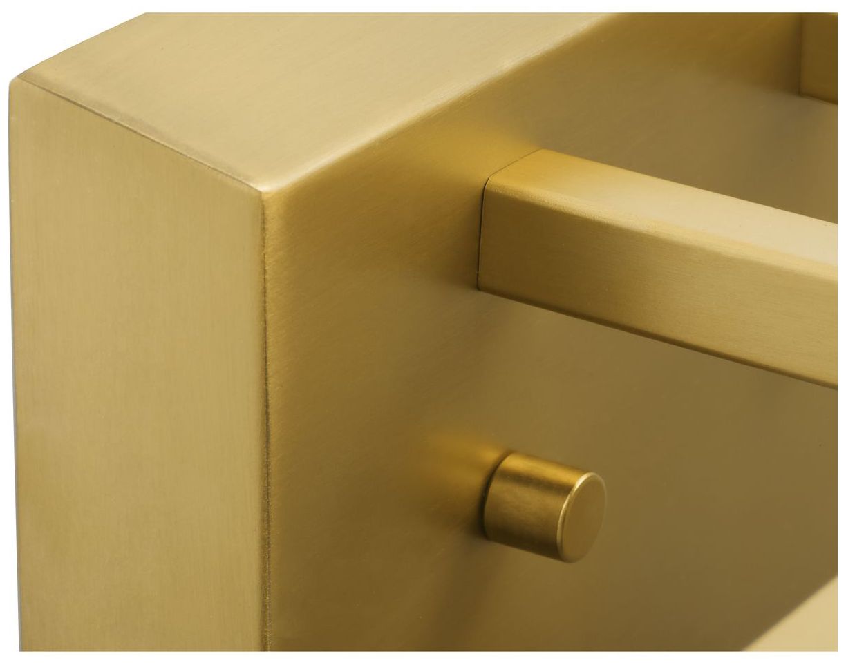 Vertex Collection Three-Light Etched White Glass Contemporary Bath Light