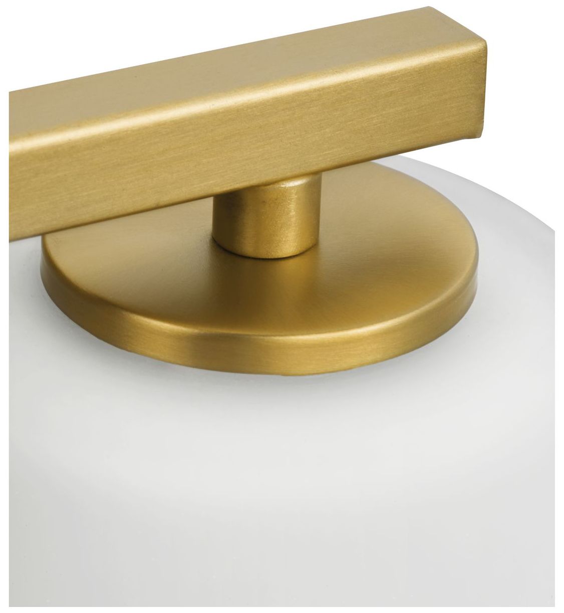 Image 7 Vertex Collection Two-Light Etched White Glass Contemporary Bath Light more views